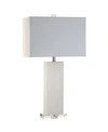 Jonathan Y Tiggie Alabaster Led Table Lamp In White