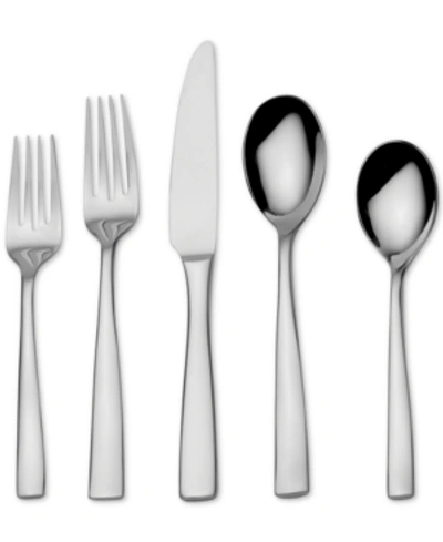 Mikasa Delano Mirror 20-piece Flatware Set, Service For 4 In Grey Group