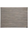 Chilewich Mini Basketweave Placemat, 14" X 19" In Aluminum