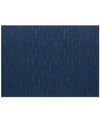 Chilewich Mini Basketweave Placemat, 14" X 19" In Lapis