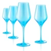 ARTLAND SET OF 4 16OZ. LUSTER TURQUOISE GOBLETS