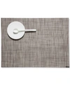 Chilewich Mini Basketweave Placemat, 14" X 19" In Oyster