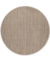 CHILEWICH BASKETWEAVE WOVEN VINYL ROUND PLACEMAT