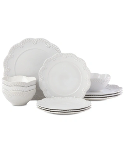 Lenox Chelse Muse Floral 12-pc. Dinnerware Set, Service For 4 In White