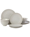 LENOX CHELSE MUSE FLEUR 12-PC. DINNERWARE SET, SERVICE FOR 4