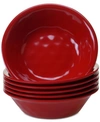 Certified International Melamine 22oz Set Of 6 All Purpose Bowl