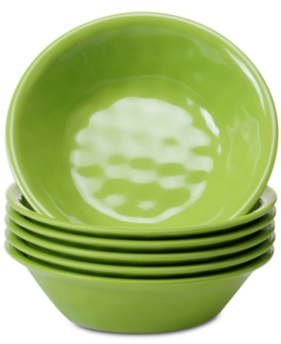 Certified International 6-pc. Green Melamine All-purpose Bowl Set