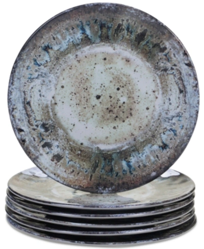 Certified International Melamine Set Of 6 Radiance Cream Salad Plates