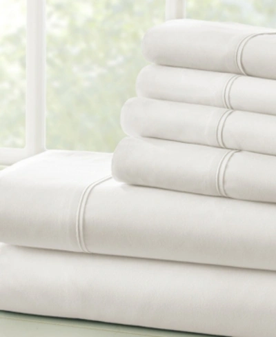 Ienjoy Home Solids In Style 4-pc. Sheet Set, Twin Xl In White