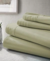 Ienjoy Home Expressed In Embossed Checkered 3-pc. Sheet Set, Twin In Sage Checkered