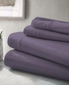Ienjoy Home Expressed In Embossed Checkered 3-pc. Sheet Set, Twin In Purple Checkered