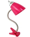 ALL THE RAGES LIMELIGHT'S FLOSSY FLEXIBLE GOOSENECK CLIP LIGHT DESK LAMP