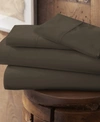 Ienjoy Home Style Simplified 4-pc. Sheet Set, Full In Chocolate
