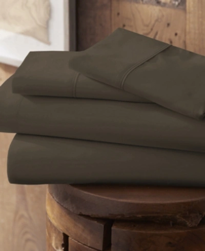 Ienjoy Home Style Simplified 4-pc. Sheet Set, Full In Chocolate
