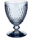 Villeroy & Boch Ston Coloured Red Wine Goblet In Blue