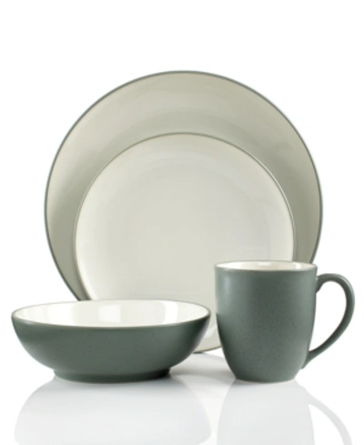 Noritake Colorwave Coupe 4 Piece Place Setting In Green