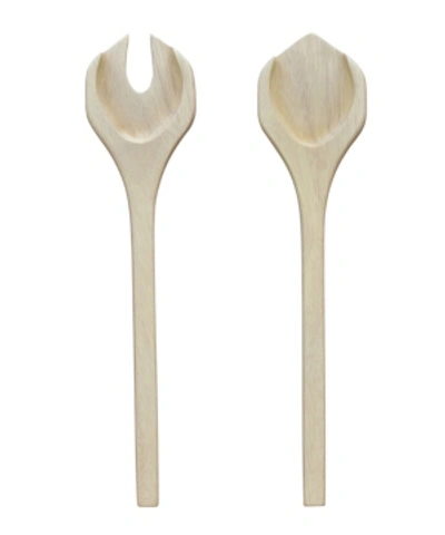 Noritake Hammock Wood Salad Servers
