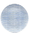 Noritake Hammock Coupe Stripe Salad Plate In Blue