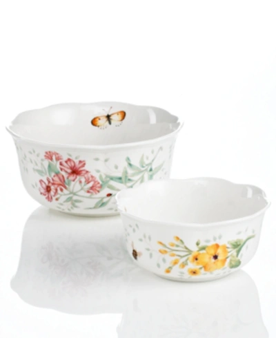 LENOX BUTTERFLY MEADOW SET OF 2 NESTING BOWLS