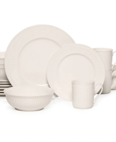 Mikasa Italian Countryside 16 Piece Set Service For 4 In White Grou