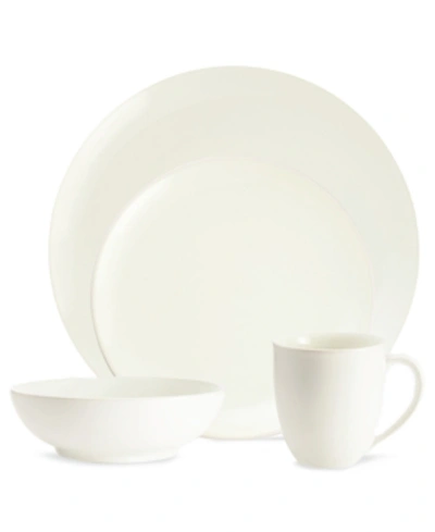 Noritake Colorwave Coupe 4 Piece Place Setting In White