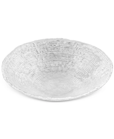 Noritake Hammock Round Glass Bowl In Clear
