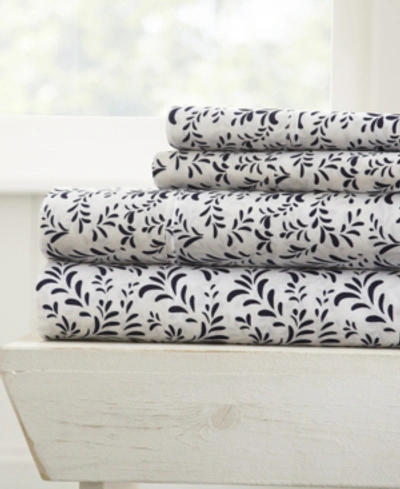 IENJOY HOME THE FARMHOUSE CHIC PREMIUM ULTRA SOFT PATTERN 4-PC. SHEET SET, QUEEN