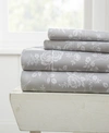 Ienjoy Home The Boho & Beyond Premium Ultra Soft Pattern 4-pc. Sheet Set, California King In Grey Roses