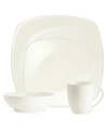 Noritake Colorwave Square 4 Piece Place Setting In White