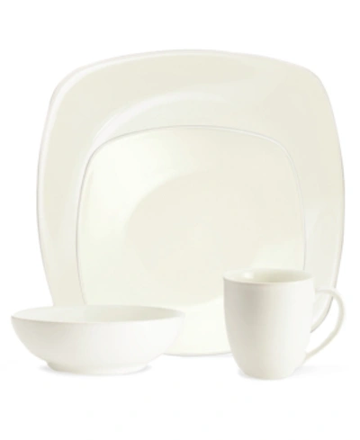 Noritake Colorwave Square 4 Piece Place Setting In White