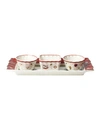 Villeroy & Boch Toy's Delight Set Of 3 Dip Bowls With Tray