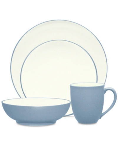Noritake Colorwave Coupe 4 Piece Place Setting In Ice