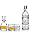 Godinger Dublin Stackable Decanter With 2 Glasses In Clear