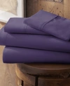 Ienjoy Home Expressed In Embossed By The Home Collection Chevron 4 Piece Bed Sheet Set, Queen Bedding In Navy