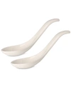 Villeroy & Boch Soup Passion Set Of 2 Asia Spoons In White