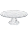 Godinger Dublin 12in Cake Plate In Clear