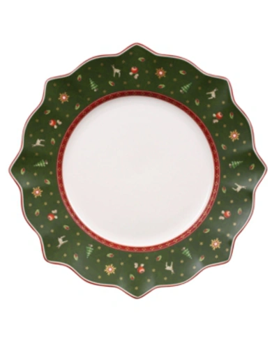 VILLEROY & BOCH TOY'S DELIGHT GREEN DINNER PLATE