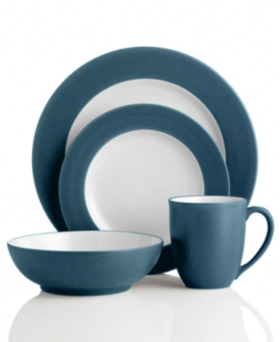 Noritake Colorwave Rim 4 Piece Place Setting In Blue