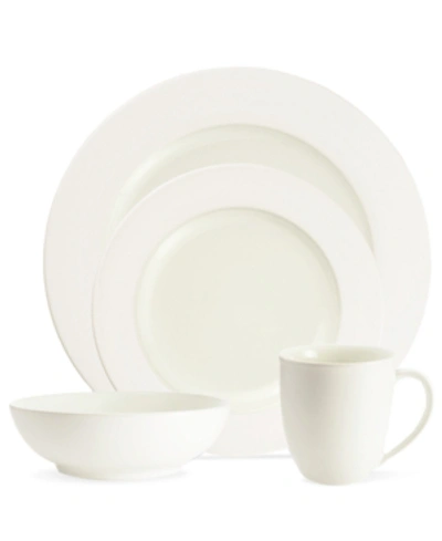 Noritake Colorwave Rim 4 Piece Place Setting In White