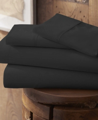 Ienjoy Home Style Simplified 4-pc. Sheet Set, King In Black