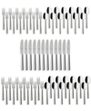 Villeroy & Boch Chancellor 60-piece Flatware Set, Service For 12 In Silver