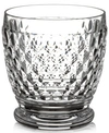 VILLEROY & BOCH DRINKWARE, BOSTON DOUBLE OLD-FASHIONED GLASS