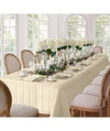 Elrene Denley Stripe Tablecloth, 52" X 70" In Ivory