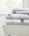 Ienjoy Home The Boho & Beyond Premium Ultra Soft Pattern 3 Piece Bed Sheet Set By Home Collection - Twin Bedding In Indigo Flowers