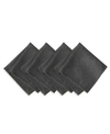 Elrene Barcelona Set Of 4 Napkins In Gray