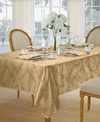 Elrene Barcelona Damask Tablecloth, 52" X 70" In Gold