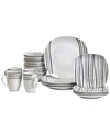 Tabletops Unlimited Justin 16-pc. Dinnerware Set, Service For 4 In Multi Clr