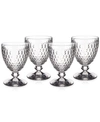Villeroy & Boch Set Of 4 Boston Water Goblets In Clear
