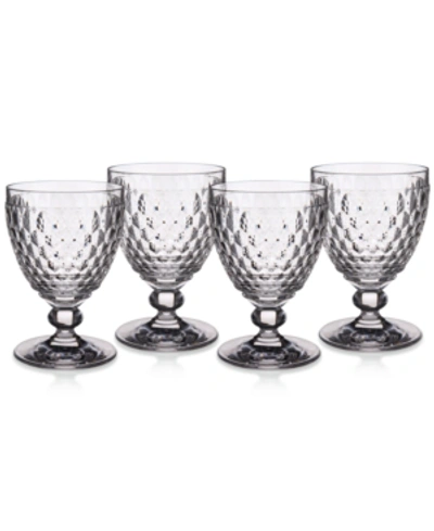 Villeroy & Boch 11 oz Boston Claret, Set Of 4 In Clear