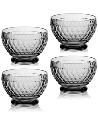 Villeroy & Boch Boston Colored Individual Bowl Set In Clear